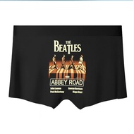 The Beatles Abbey Road Album Cover Men's Boxer Briefs Classic Rock Music Band Design Comfortable Und