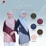 Tshirt Muslimah Jersey Safirra | Humaira Design | Jersey muslimah | Baju muslimah Jersey