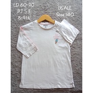 Girls' sleeve t-shirt 8-9 years old USALL