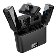 Mic Thu Âm Không Dây Cho Điện Thoại M31 PRO - Đầu Thu Kép Bật Tắt Lọc Ồn - Micro Ghi ÂmQuay VideoLàm