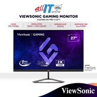 ViewSonic VX2758A-2K-PRO-3 27" QHD IPS Gaming Monitor | 240Hz | AMD FreeSync™ Premium | 1ms | 1440p