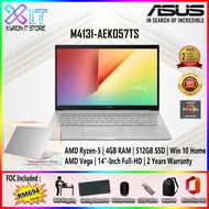 Asus Vivobook 14 M413I-AEK057TS- Silver (AMD Ryzen 5-4500U,4GB RAM,512GB SSD,Vega,14" Full-HD)