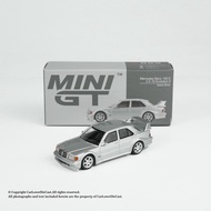 MINI GT 1:64 # 852 Mercedes Benz Benz 190E Silver Alloy Car Model