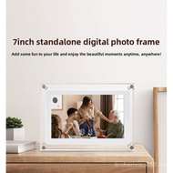 7 INCH ACRYLIC DIGITAL PHOTO FRAME - ELECTRONIC PICTURE ALBUM WITH VIDEO & MUSIC, MULTIMEDIA PLAYER 