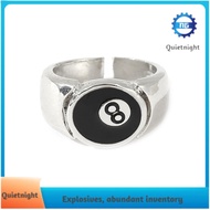 [quietnight.ph] 8 Ball Pool Ball Ring Adjustable Number Black 8 Eight Pool Billiard Ring, for Pool L