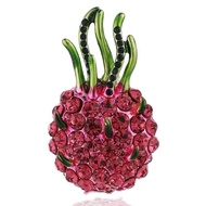Dragon fruit brooch rhinestone dragon fruit brooch