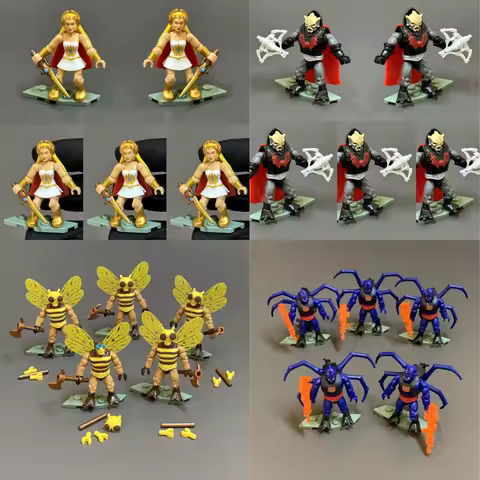 NEW MEGA CONSTRUX Bloks ETERNIA BATTLEGROUND Motu Toys Collectable Micro Action Figures and Accessor