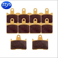 ZZYS Motorcycle Front And Rear Brake Pads Set for Kawasaki GTR 1400 ZG 1400 GTR1400 08-13 cod