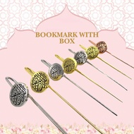 PENANDA ALQURAN DAN PENUNJUK ALQURAN FREE SIZE METAL WATERPROOF WITH BOX KL