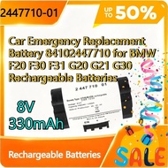 2447710-01 8V 330mAh Car Emergency Replacement Battery 84102447710 for BMW F20 F30 F31 G20 G21 G30 R