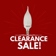 ESL LIGHTING  CANDLE BULB E14 8W / BULB / MENTOL / LAMPU SILING / CEILING LIGHT / LIGHT HOME