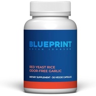 Blueprint Bryan Johnson Red Yeast Rice and Odor Free Garlic Supplement - Herbal Heart Health