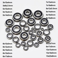 10pcs Rubber-Sealed Flanged Bearings F623 F695 F608 F6900 MF105 MF63 F6800 F6700 2RS Ball Bearing