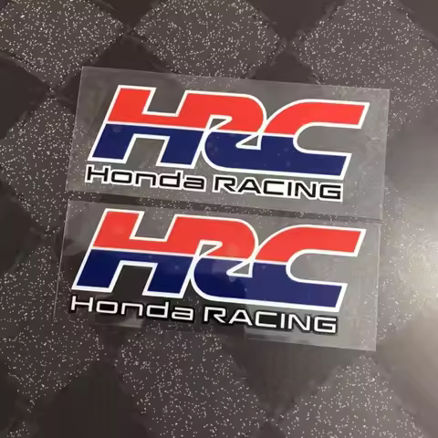 HRC Honda Racing Motorcycle Stickers Sponsor Reflective Waterproof Moto Helmet Decoration Decals CBR