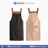 Simplus Kitchen Apron Waterproof Canvas Material