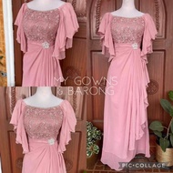 BLUSH PINK PRINCIPAL SPONSOR / MOTHER / NINANG GOWN