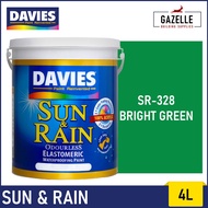 Davies Sun & Rain Acrylic Elastomeric Paint - Greens 4L
