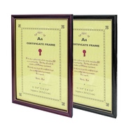 🖼️ Printmurah A4 Certificate Frame | Premium Black / Brown | Award & Sijil Frame