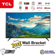 TCL 55-inch 4k UHD Smart TV (LED55P65US-PH) with HDMi, Bluetooth, WiFi 2.4G, Youtube, Netflix, TV+ A