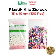 Plastic Clips Size 10x15 (100 pcs) Zipper Ziplock Plastic Medicine Chili Sauce Pickles 15x10