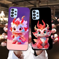 Samsung a33 5G / ss a53 5G / ss a73 5G / ss a13 4G / ss a23 4G case with cute baby dragon print