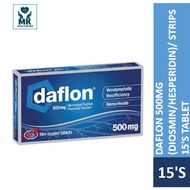 DAFLON 500MG (DIOSMIN/HESPERIDIN)/ STRIPS 15'S TABLET EXP: 08/2028