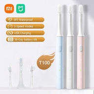 HOKDS Xiaomi T100 Mijia Smart Electric Toothbrush Portable Travel Home Sonic USB Rechargeable Vibration Cleaner Soft Tooth Brush Gift