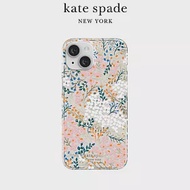 【kate spade】iPhone 15系列 MagSafe 精品手機殼 秘密花園 iPhone 15 Plus