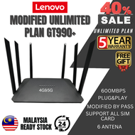 NEW 5 YEARS WARRANTY 100% New 5G&4G Modified Router Modem GT990+ hotspot unlimited for Malaysia Telc