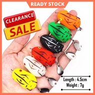 Soft Frog Umpan Casting Haruan / Toman Jump Frog Upan Katak Tiruan Top Water Lure 4.5cm 7gram