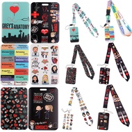 Student ID card lanyard hard card holder bus work Student work Permit lanyard hard Card holder bus w