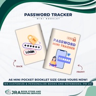 Password Tracker Mini Pocket Booklet Website & Account Password Organizer MPB20 Password Notebook