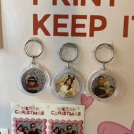 Personalised Round Photo Keychain – Cute Memory Tag