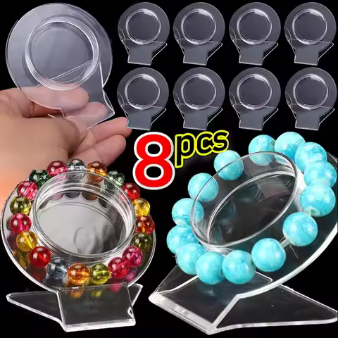 Bracelet Acrylic Display Stand Exquisite Items Transparent Show Shelf Watches Bangle Exhibition Rack