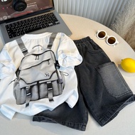 [Taiwan Shipment] Boys Handsome Short-Sleeved Suit Summer Clothing Children's Cool Korean Version Ba