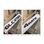 Glc250 4matic letter combo, glc 250 stamp, 4matic glc Logo