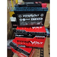 POWAVOLT BATTERY BATERY YTZ5 YTZ5S-BS(ETZ4L) BATERY Y16ZR,Y15ZR,LC 135 V2~V8 FI ,FZ150,WAVE DASH 125