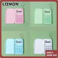 LIZMON Mini Calculator, 8-Digit Cute Flip Cover Calculator, Durable Plastic Portable Math Calculator
