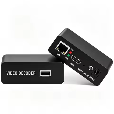 HEVC H.265 H.264 Video Decoder Support IP to HDMI Live Streaming Encoder IPTV Hardware RTMP RTSP HLS