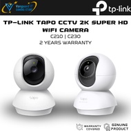 [ TP-Link CCTV Tapo C210 C230 ] 2K/3k FullHD  Pan Tilt 360 Wireless Wifi HomeSecurity