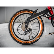 (Birdy 18 inch) Billy Bonkers Tan Wall Classic Skin 18x2.00 Folding Tyre 50-355 for 18 inch Bike