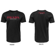 T-SHIRT PRADA COTTON AND MICROFIBER BLACK COLOUR