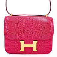 Hermes Constance 19 mini lizard 🦎 蜥蜴皮 Rose Extreme 