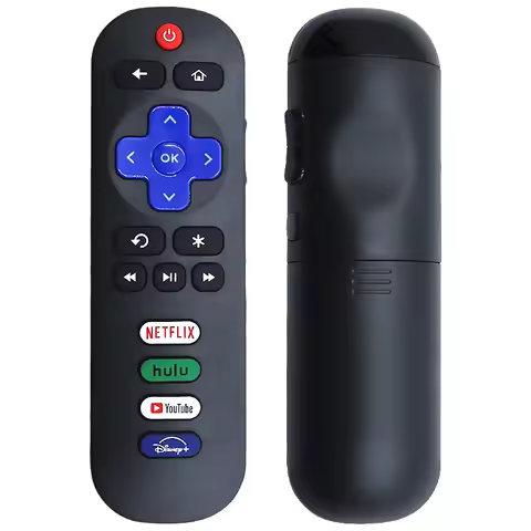 Universal TV Remote Control Compatible for TCL Roku Smart LCD TV Hisense Television Lightweight