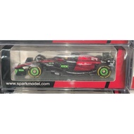 Spark F1 Model 1/43 2023 Arlo c43 Zhou Guanyu Belgium Station