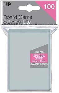 Ultra PRO - Special Sized Lite Board Game Sleeves (100ct) for 54mm x 80mm Cards - Card Sleeves for B