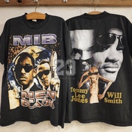 [23]MIB MEN IN BLACK Legendary Movies Bio Washed tag USA vintage shirt Leather