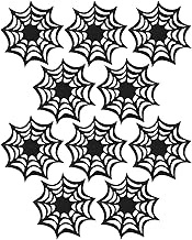 Luxshiny 10pcs Halloween Tablecloth Table Cloth Black Halloween Placemats Halloween Spider Spooky Ta