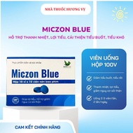 MICZON BLUE pills - Green urine pills support heat clearing, diuretic, reduce painful urination and 