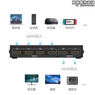 邁拓維矩MT-HD4-2 高清HDMI切換器分配器4進2出四進二出電腦監控音視頻顯示器投影儀電視共享器帶遙控器1080